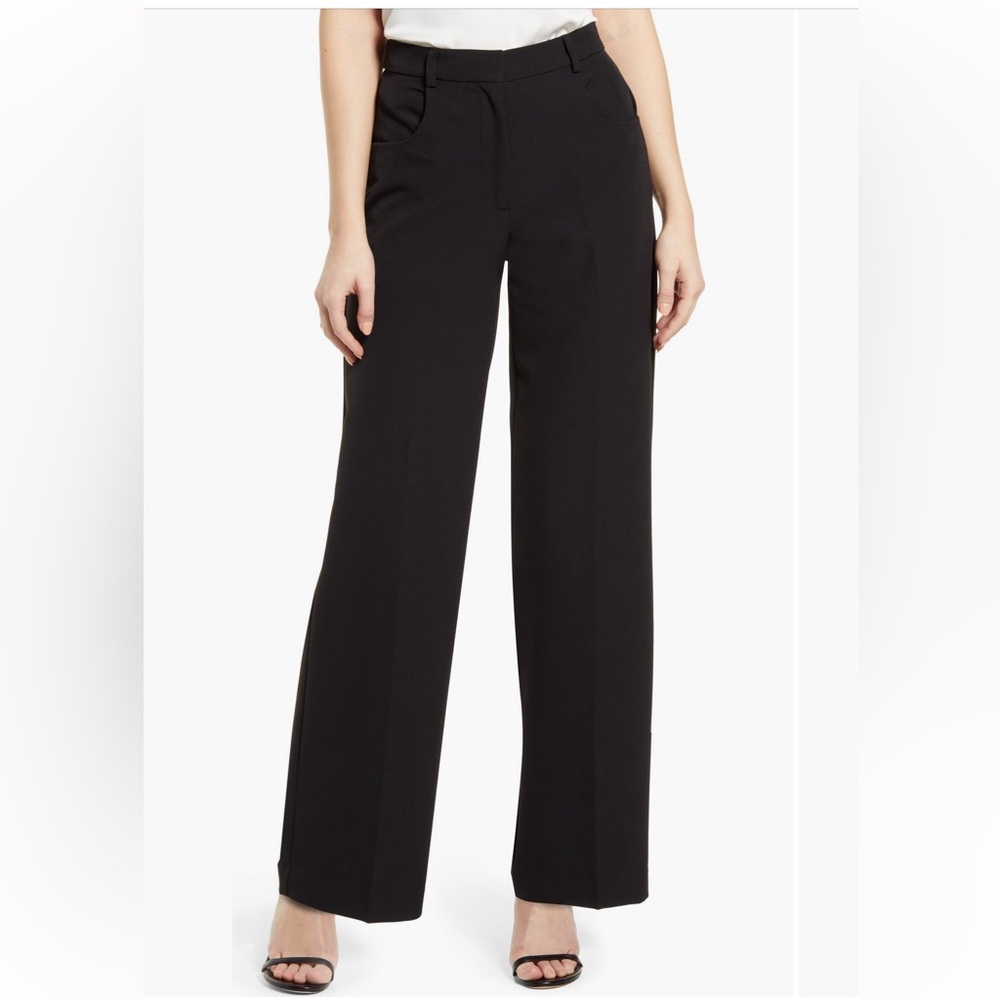 VINCE CAMUTO Stretch Crepe Wide Leg Pant size 6